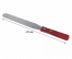 Металлический ровный шпатель для депиляции с деревянной ручкой Serica, 225 мм
