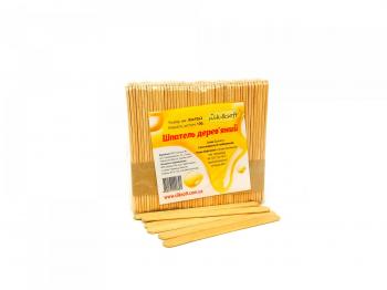 Фото Одноразовые деревянные узкие шпатели для депиляции лица 93х10х2 Silk&Soft