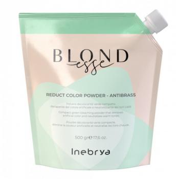 Фото Пудра с зелеными микропигментами до 5 тонов Inebrya Blondesse Reduct Color Powder - Antibrass-5 Tones, 500 гр