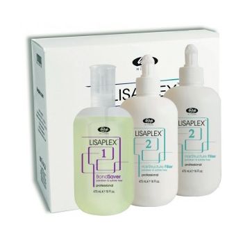 Фото Профессиональный восстанавливающий набор для защиты волос Lisap Lisaplex Professional Kit