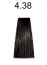 Стойкая безаммиачная краска для волос № 4.38  Средний золотисто-каштановый шатен  Kaaral Baco Soft Color, 100 мл #2