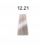 Стойкая краска для волос №12.21  Ультра-светлый блондин фиолетово-пепельный  Mirella Professional, 100 мл #3