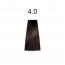 Стойкая краска для волос №4.0  Шатен  Mirella Professional, 100 мл #3