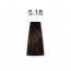 Стойкая краска для волос №5.18  Светлый шатен пепельно-коричневый  Mirella Professional, 100 мл #3