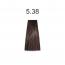 Стойкая краска для волос №5.38  Светлый шатен золотисто-коричневый  Mirella Professional, 100 мл #3
