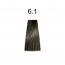Стойкая краска для волос №6.1  Темный блондин пепельный  Mirella Professional, 100 мл #3