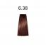 Стойкая краска для волос №6.38  Темный блондин золотисто-коричневый  Mirella Professional, 100 мл #3