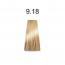 Стойкая краска для волос №9.18  Светлый блондин пепельно-коричневый  Mirella Professional, 100 мл #3