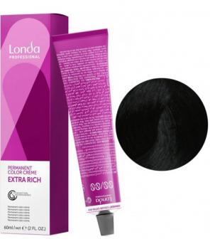 Фото Стойкая крем-краска для волос №2/0  Черный  Londa Professional Londacolor Permanent, 60 мл