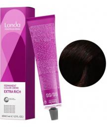 Стойкая крем-краска для волос №3/5 "Темный шатен красный" Londa Professional Londacolor Permanent, 60 мл