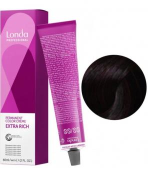 Фото Стойкая крем-краска для волос №3/6  Темно-коричневый фиолетовый  Londa Professional Londacolor Permanent, 60 мл