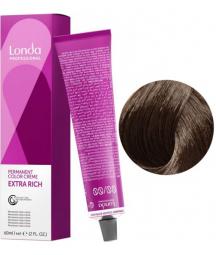 Стойкая крем-краска для волос №7/77 "Средний блондин интенсивно-коричневый" Londa Professional Londacolor Permanent, 60 мл