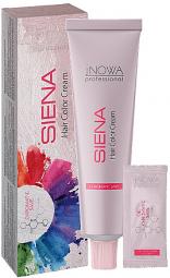 Стойкая профессиональная крем-краска для волос № 6.3 "Огненная листва" jNOWA Professional Siena Chromatic Save, 90 мл