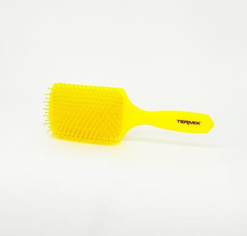 Фото Массажная расческа для волос желтая Termix Colors Fluor