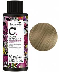 Тонирующая краска для волос № 7.71 "Пепельно-коричневый блонд" Nouvelle Liquid Toner, 60 мл