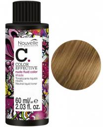 Тонирующая краска для волос № 8.73 "Светлый золотисто-коричневый блонд" Nouvelle Liquid Toner, 60 мл