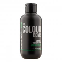 Тонирующий бальзам для волос с кератином Spring Green № 722 Id Hair Colour Bomb