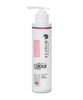Фото Тонирующий крем для волос прямого действия  Светло розовый  Elinor to_inspire Direct Color Cream, 200 мл