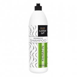 Регенерирующий шампунь для волос с кератином Prosalon Basic Care Color Art Regenerating Shampoo Keratin, 1000 мл
