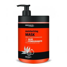 Увлажняющая маска для ослабленных волос "Алоэ и гранат" Prosalon Hair Care Moisturizing Mask Aloe & Pomegranate, 1000 мл