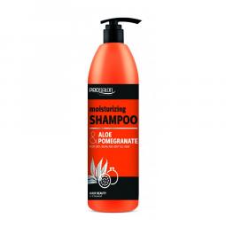 Увлажняющий шампунь для ослабленных волос "Алоэ и гранат" Prosalon Hair Care Moisturizing Shampoo Aloe & Pomegranate, 1000 мл