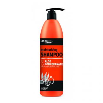 Фото Увлажняющий шампунь для ослабленных волос  Алоэ и гранат  Prosalon Hair Care Moisturizing Shampoo Aloe & Pomegranate, 1000 мл