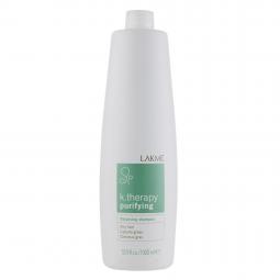 Балансирующий шампунь для жирных волос с экстрактом бамбука и лопуха LAKME K.Therapy Purifying Shampoo, 1000 мл