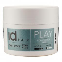 Воск для волос сильной фиксации Id Hair Elements Xclusive Play Control Wax