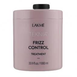 Выравнивающая маска для непослушных волос с маслом чиа LAKME Teknia Frizz Control Treatment, 1000 мл