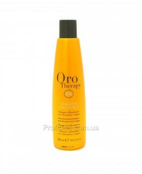Фото Увлажняющий шампунь для волос с золотом Fanola Oro Therapy
