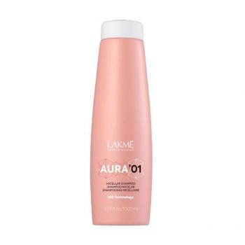 Фото Мицеллярный шампунь для волос с гиалуроновой кислотой LAKME Aura '01 Micellar Shampoo, 1000 мл