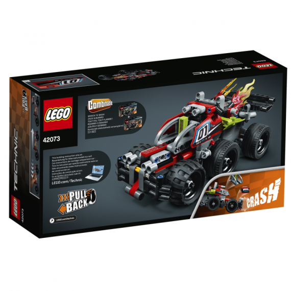 Фото Красный гоночный автомобиль lego technic