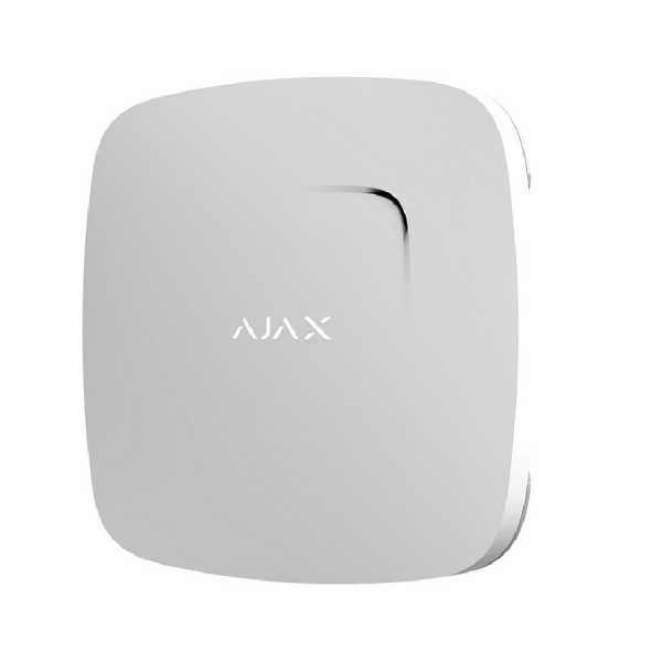 Бездротовий датчик детектування диму Ajax Fire Protect White