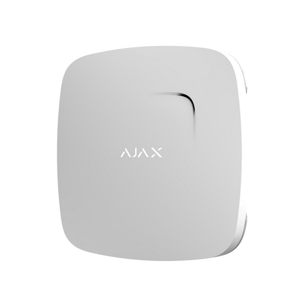 Бездротовий датчик детектування диму і чадного газу Ajax Fire Protect Plus White