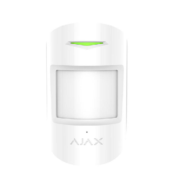 Беспроводной датчик движения и разбития Ajax Combi Protect White