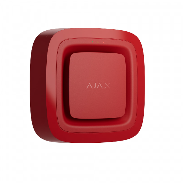 Бездротовий адресний пожежний оповіщувач звуковий Ajax EN54 FireProtect (Sounder) Jeweller red
