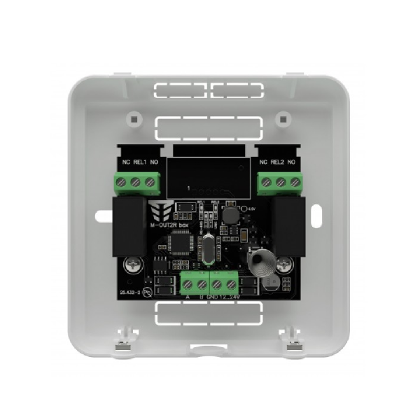 Модуль розширення на 2 релейні виходи Tiras M-OUT2R box