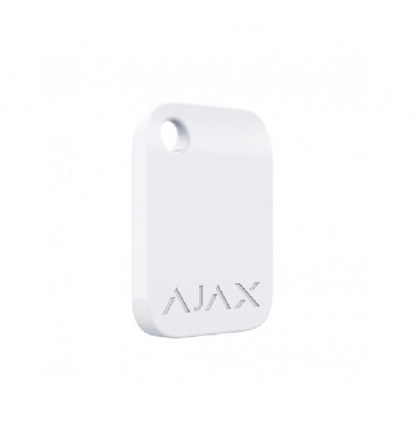 Брелок для управления охранной системой Ajax Tag White (комплект 3 шт)