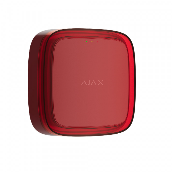 Бездротовий адресний пожежний оповіщувач світловий Ajax EN54 FireProtect (VAD) Jeweller red