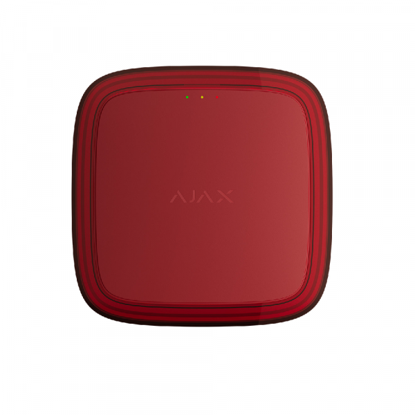 Бездротовий адресний пожежний оповіщувач світловий Ajax EN54 FireProtect (VAD) Jeweller red