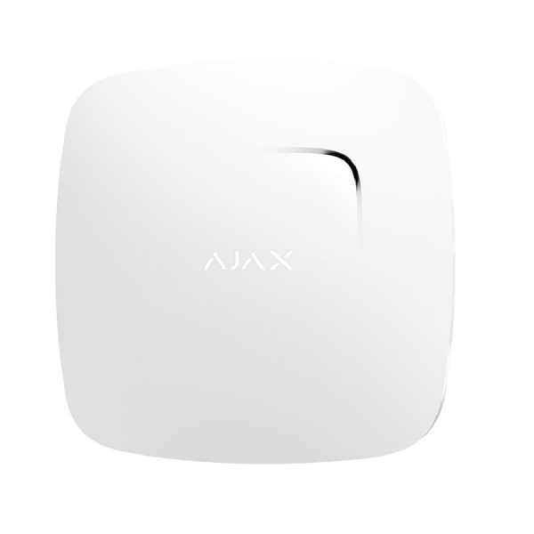 Бездротовий датчик детектування диму Ajax Fire Protect White