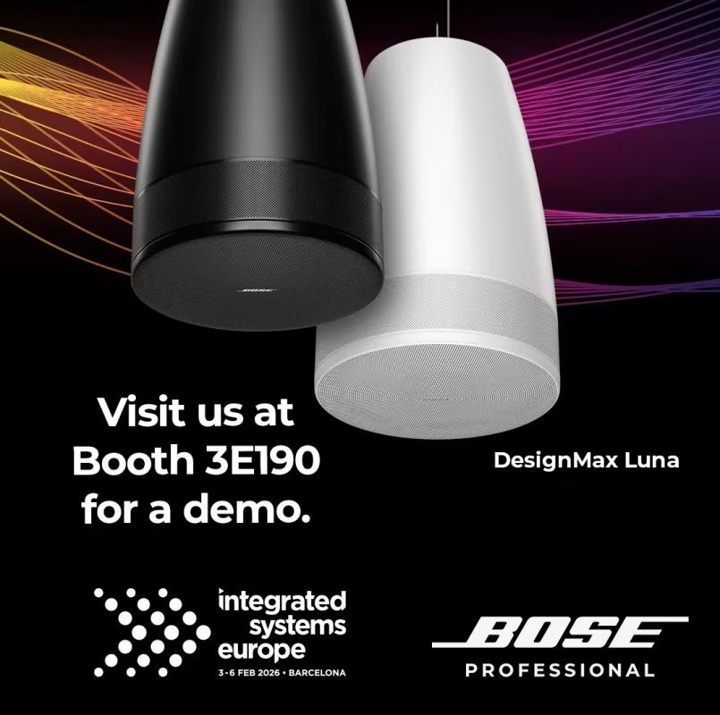 Bose Professional розширює лінійку DesignMax новими моделями DM12SE та Luna