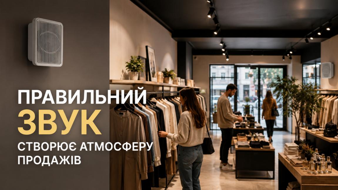 Як обрати настінну акустику для невеликого магазину