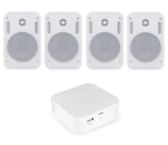 Фото Акустичний комплект SKY SOUND BT-2404 WHITE