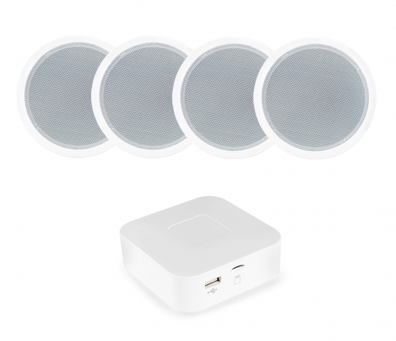 Фото Акустичний комплект SKY SOUND BT-3104 WHITE