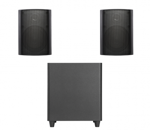 Фото Акустичний комплект SKY SOUND SUBT-10B/NS (2*40Вт) BLACK