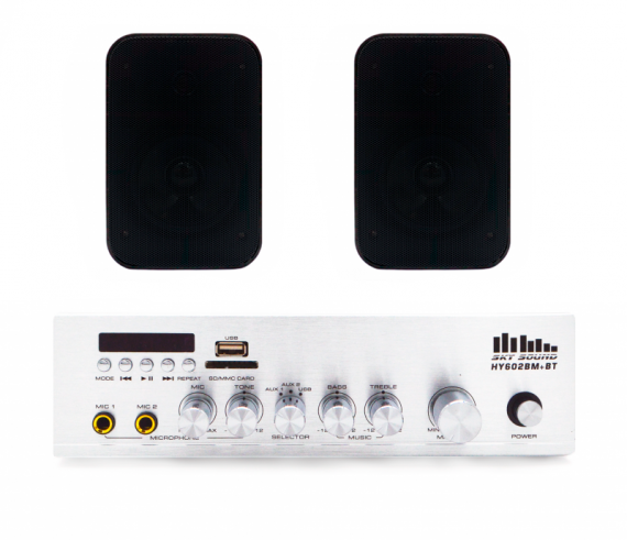 Фото Акустичний комплект SKY SOUND WMS-1204 BLACK