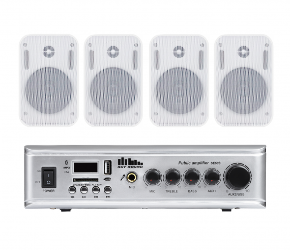 Фото Акустичний комплект SKY SOUND WSE-1404 WHITE