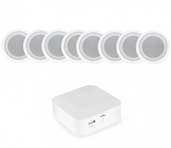 Фото Акустичний комплект SKY SOUND BT-3008 WHITE