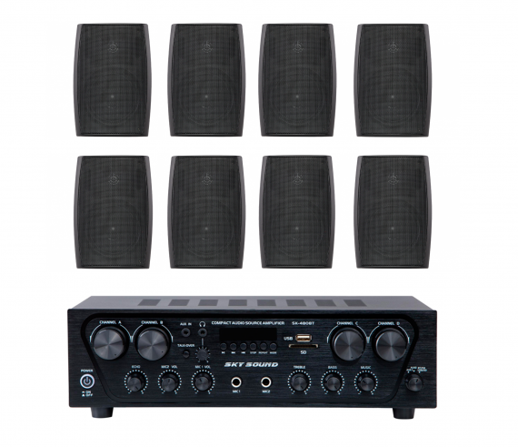 Фото Акустичний комплект SKY SOUND SKW-4808LS BLACK